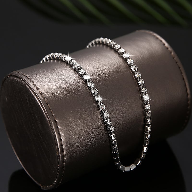 🔥Clear Stock Last Day 48% OFF 💥"Crystal' Tennis Necklace + Free Bracelet