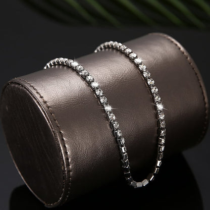 🔥Clear Stock Last Day 48% OFF 💥"Crystal' Tennis Necklace + Free Bracelet