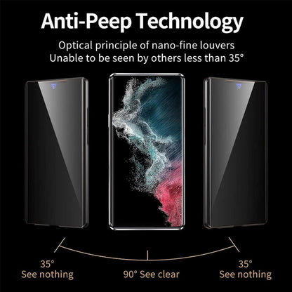 🔥New In Samsung S25 Series Case - Samsung Privacy Magnetic Double-sided Tempered Glass Case