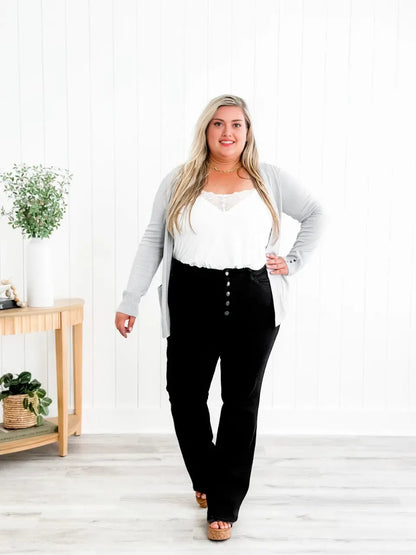 📢New Exclusive Flash Sale 49% OFF💕Mid Rise Button Fly Bootcut Jeans