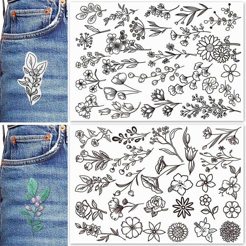 ⏰Last Day 48% OFF -🌼 Water Soluble Patterns for Embroidery