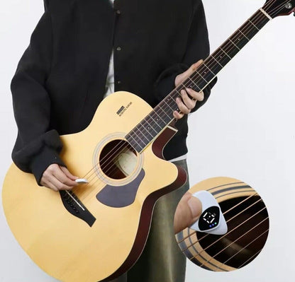 2-in-1 Digital Guitar Tuner & Pick