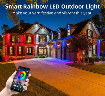 🎃Early Halloween 49%OFF - Smart Rainbow LED Permanent Outdoor Light - Smartlight 🎁