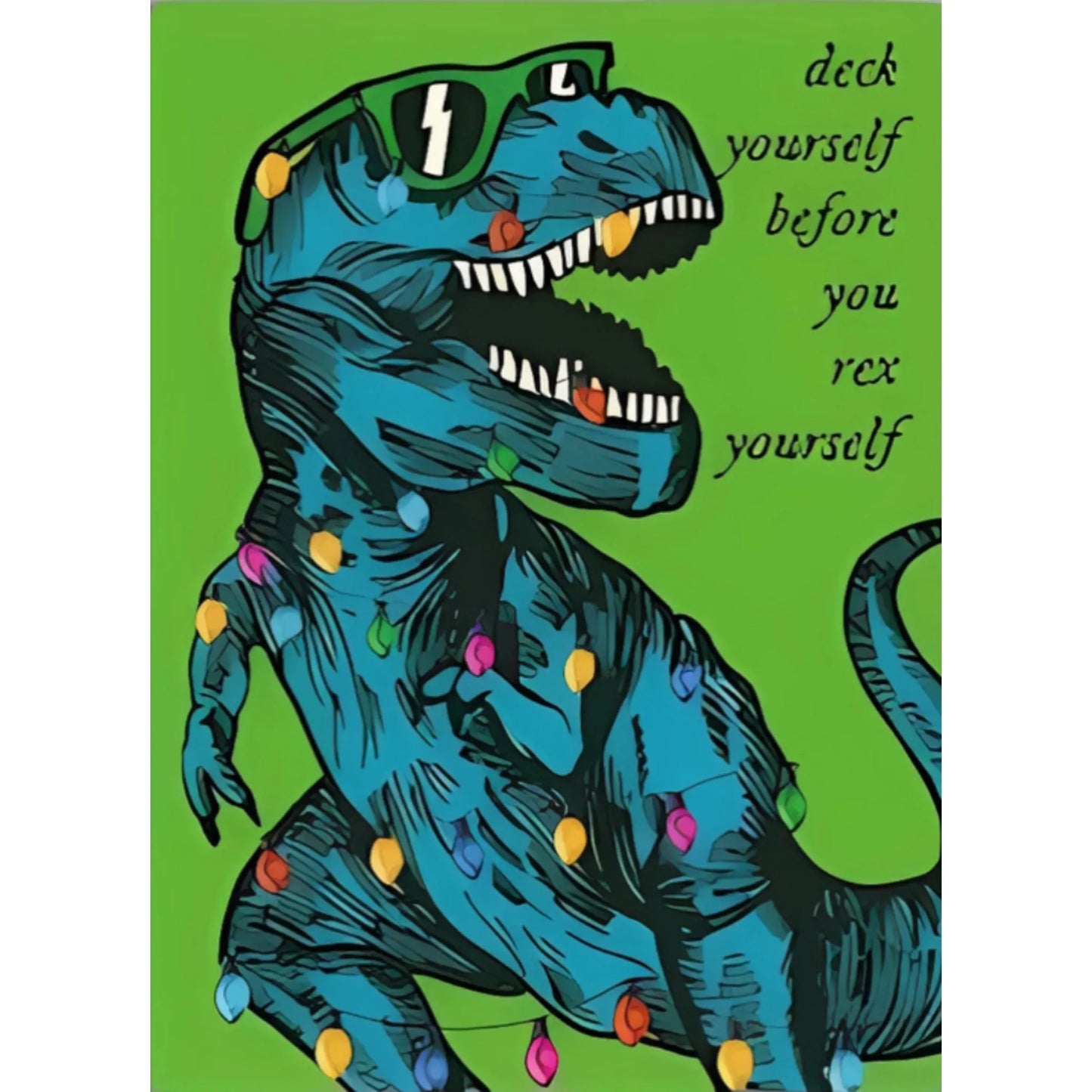 💥CHRISTMAS SALE💥🦖Funny Christmas Greeting Cards✉🎁