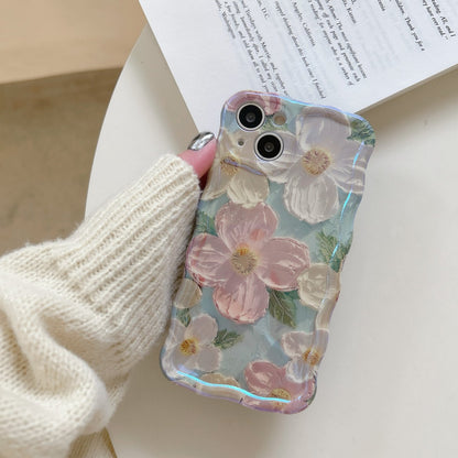 🌸Colorful Retro Oil Painting Print iPhone Case