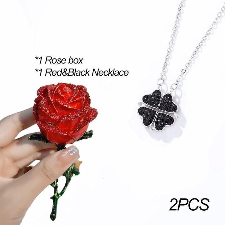 ❤️Perfect Gift - Magic Lucky Four Leaf Clover Necklace