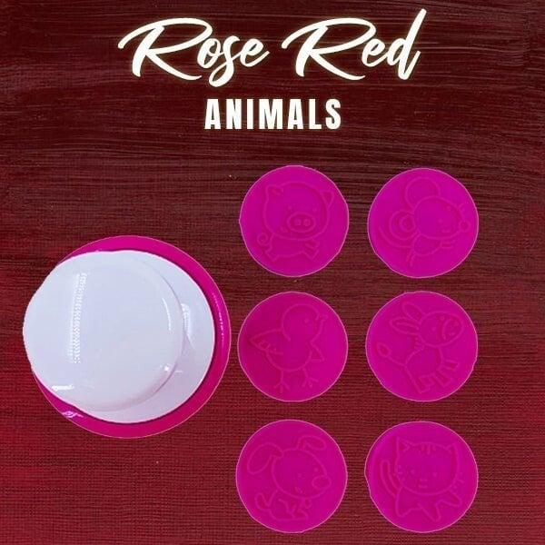 🎉Non-Stick Cookie Stamp & Cutter(6 Styles Set)