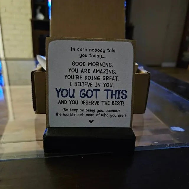 Thank you gift desk decor