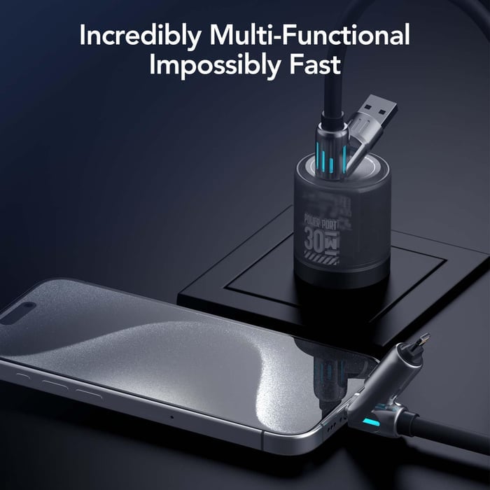 🔥Last Day 60% OFF🔥 - 4-in-1 USB Charging Cable mFish Fast Charging MAX 240W