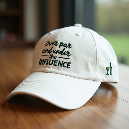 ⛳ Funny Golf Trucker Hat – Over Par and Under the Influence