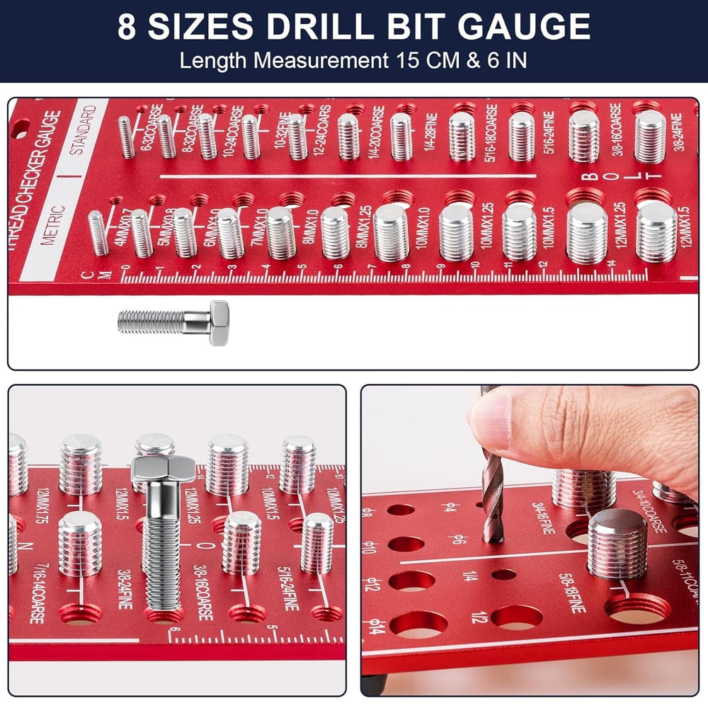 TidePick Nut and Bolt Thread Checker