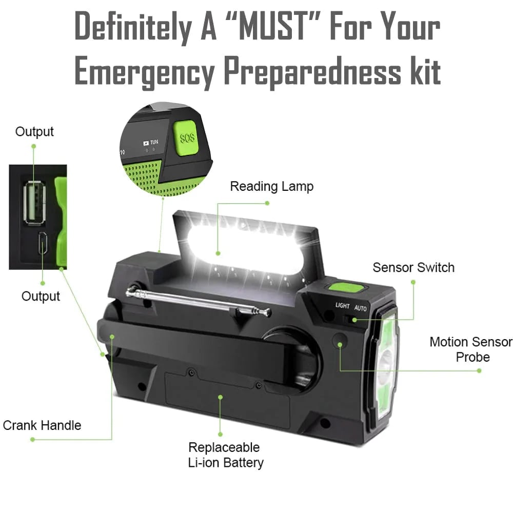 🔥LAST DAY SALE 49% OFF🔥TrailBlazer Emergency Solar Powered Radio 2.0