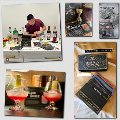 💥LAST DAY SALE 49% OFF-🍸️Cocktail Cards: 100 Cocktail Recipes to Master Cocktails