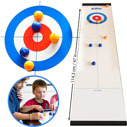 🥌Family Leisure Game Tabletop Curling Ball