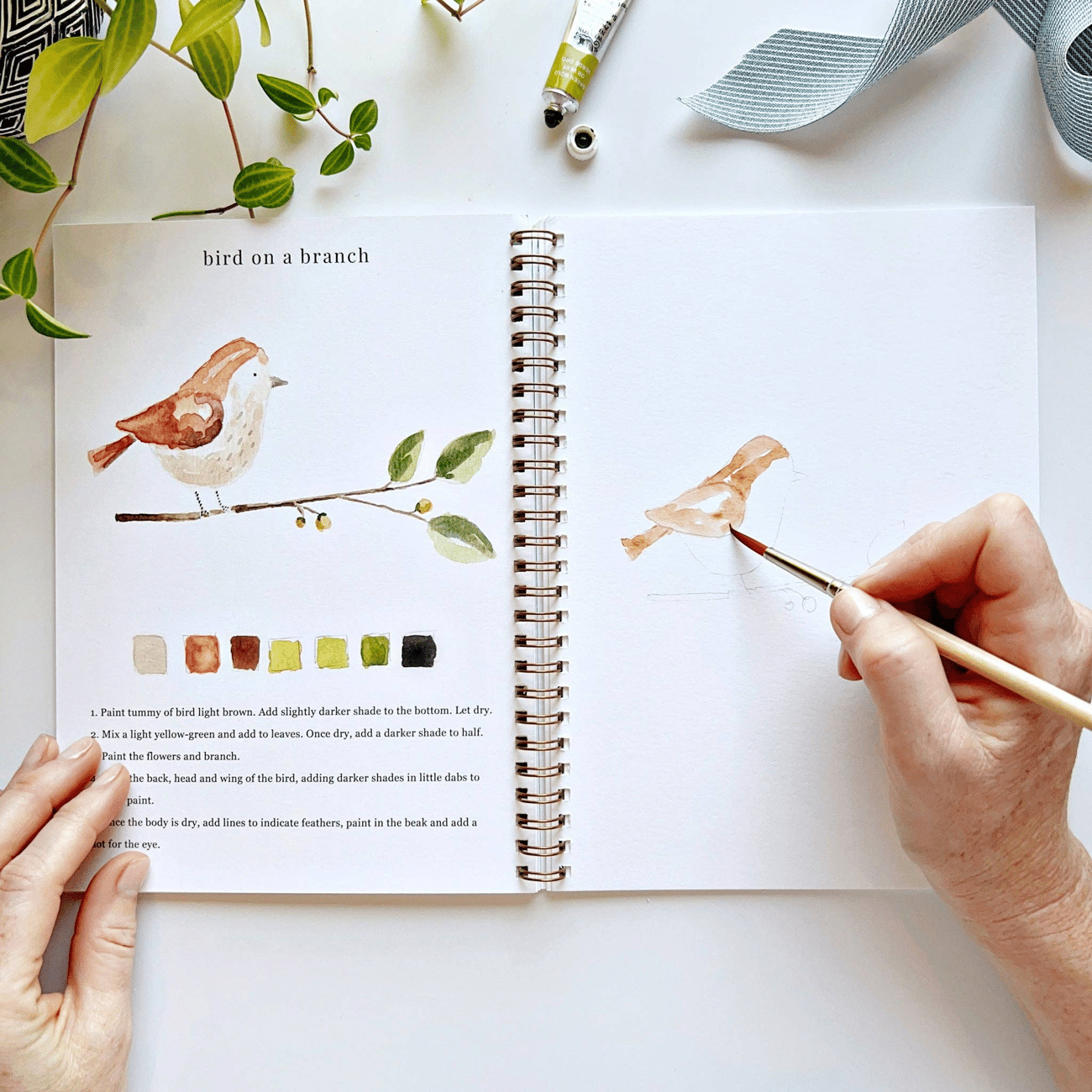 🔥LAST DAY 60% OFF - 💕Watercolor Workbook 🖼️Beginner-Friendly