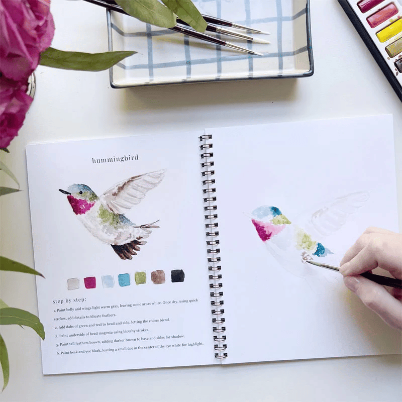 🔥LAST DAY 60% OFF - 💕Watercolor Workbook 🖼️Beginner-Friendly