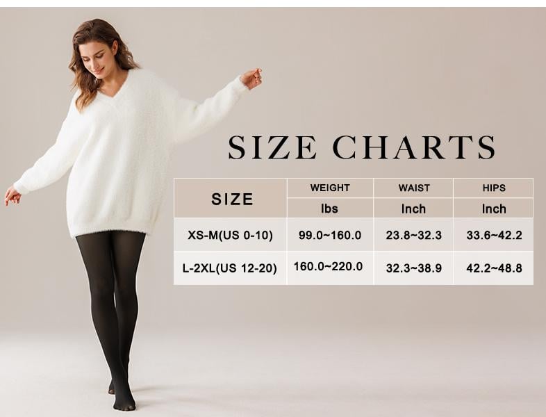 🔥Christmas Sale 45% OFF-Warm and Sexy Fleece Tights