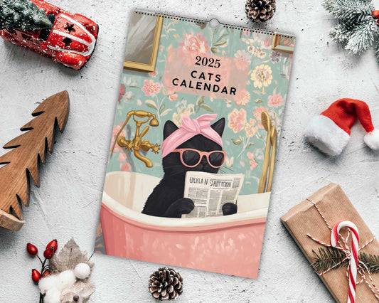2025 Cats Wall Calendar
