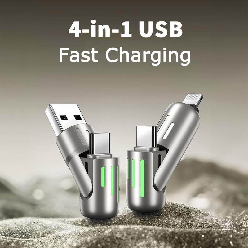 🔥Last Day 60% OFF🔥 - 4-in-1 USB Charging Cable fast charging MAX 240W
