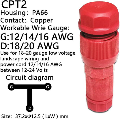 T-Type Piercing Connector for Easy Cable Connections