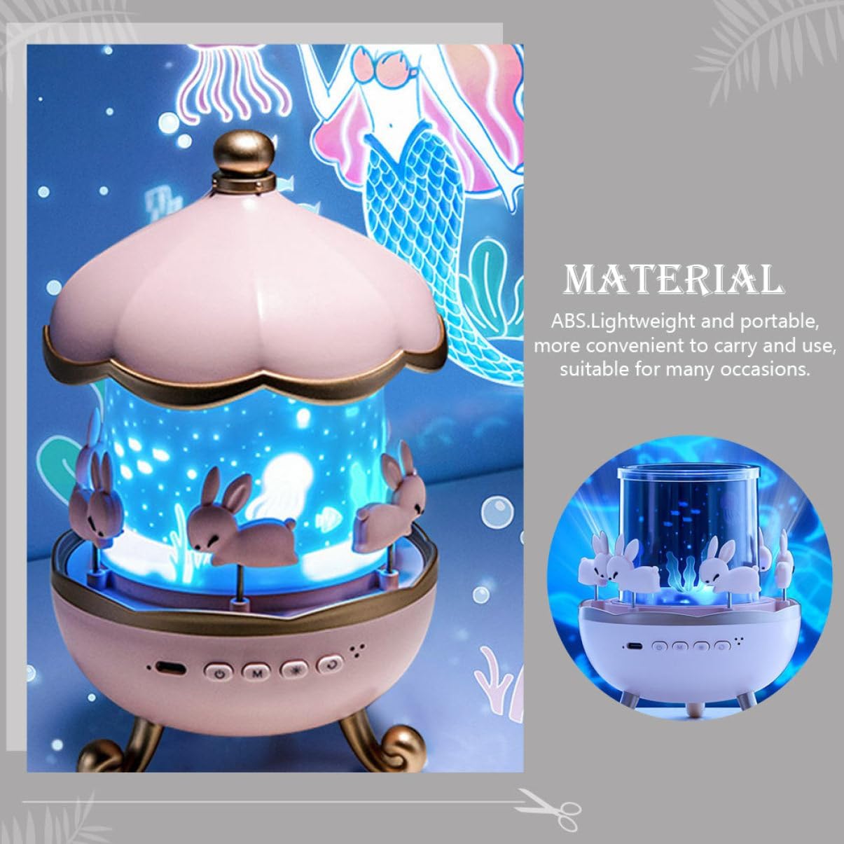 Magical Bunny Projection Lamp