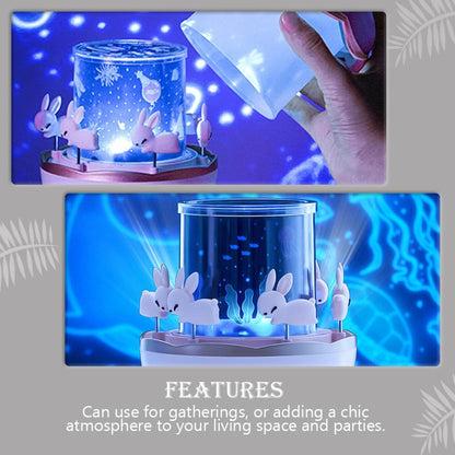 Magical Bunny Projection Lamp