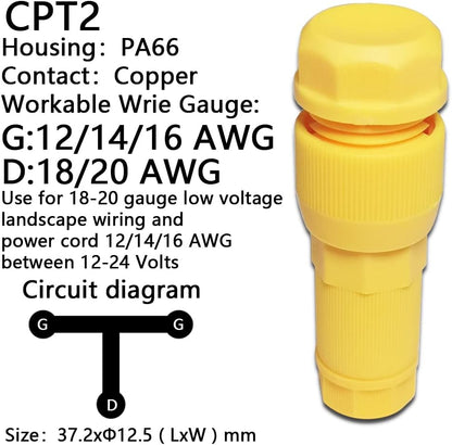 T-Type Piercing Connector for Easy Cable Connections