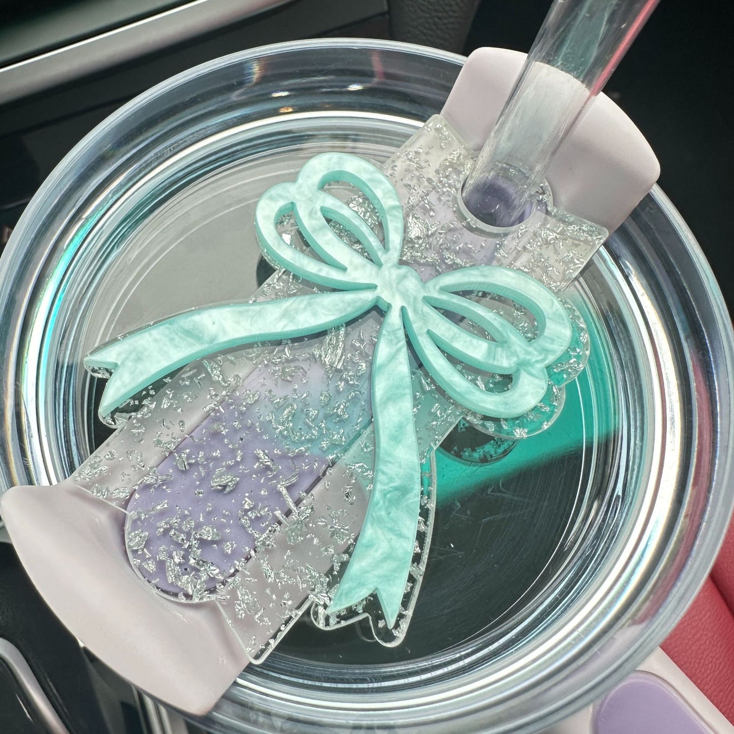 🦋Acrylic Cup Plate Accessory🎀