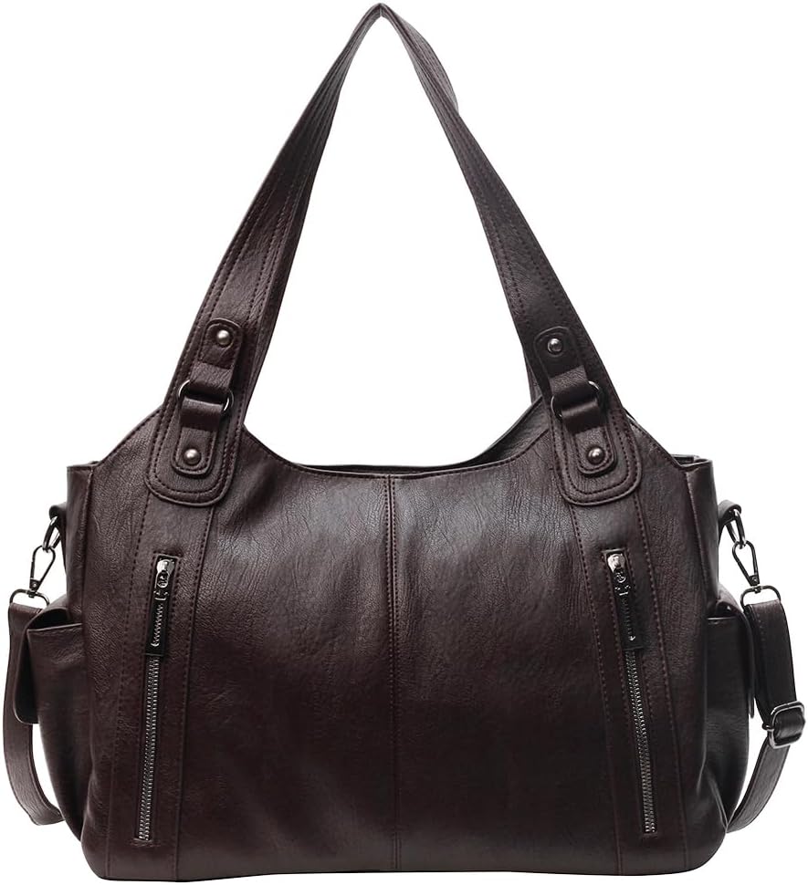 Vegan Leather Slouchy Hobo Bag