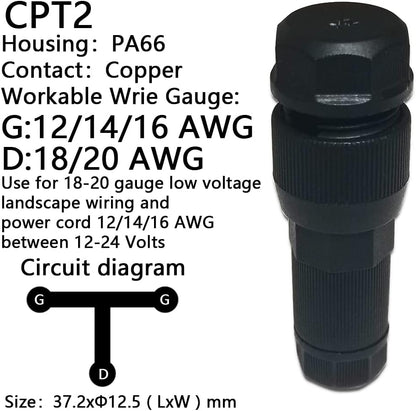T-Type Piercing Connector for Easy Cable Connections