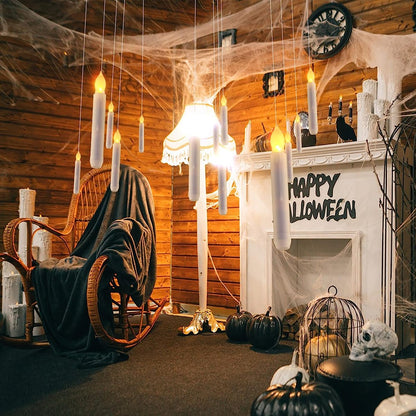 Fantasy Floating Candles with Wand Remote