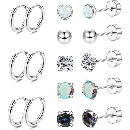 ✨LAST DAY 49% OFF✨8 Pairs Hypoallergenic Earrings