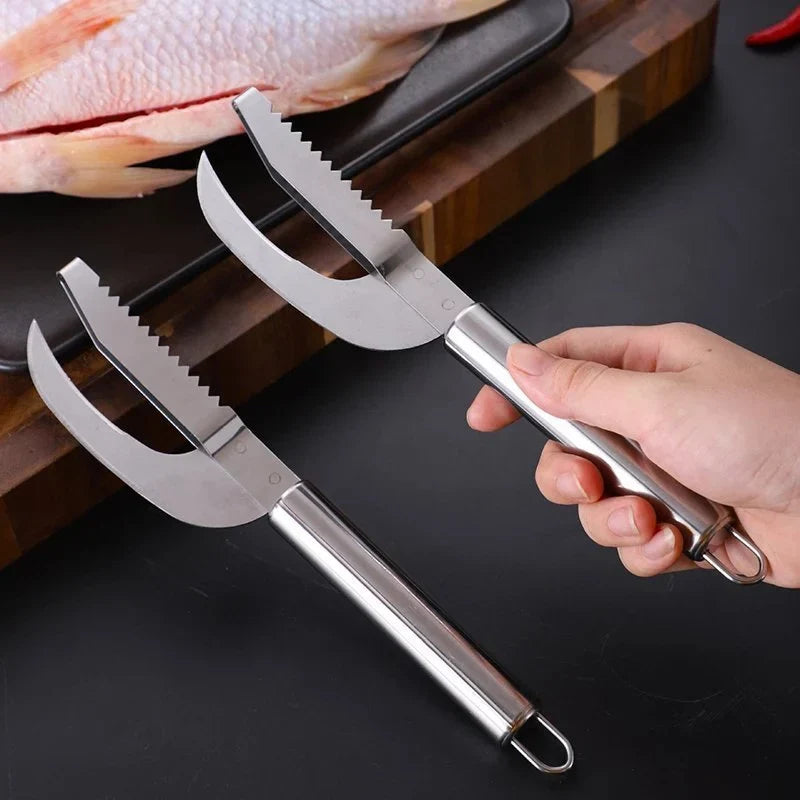 🎁2024 New Year Hot Sale🎁💋Masterclass 3-in-1 Fish Knife! 👋👋Bye Bye Cumbersome Cleaning Fish