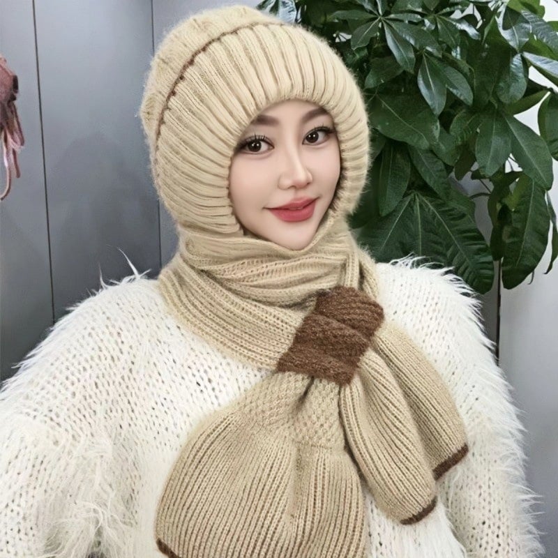 ❄️Hot Sale 49%OFF⛄Integrated Windproof Cap Scarf