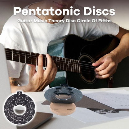 🎶Guitar Music Theory Disc Circle Of Fifths