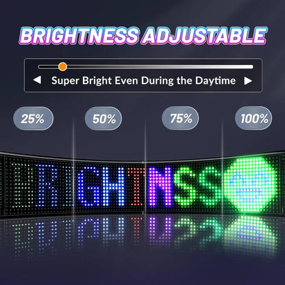 💥DIY Smart Dynamic Soft LED Screen for Car