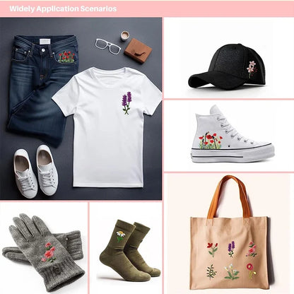 ⏰Last Day 48% OFF -🌼 Water Soluble Patterns for Embroidery