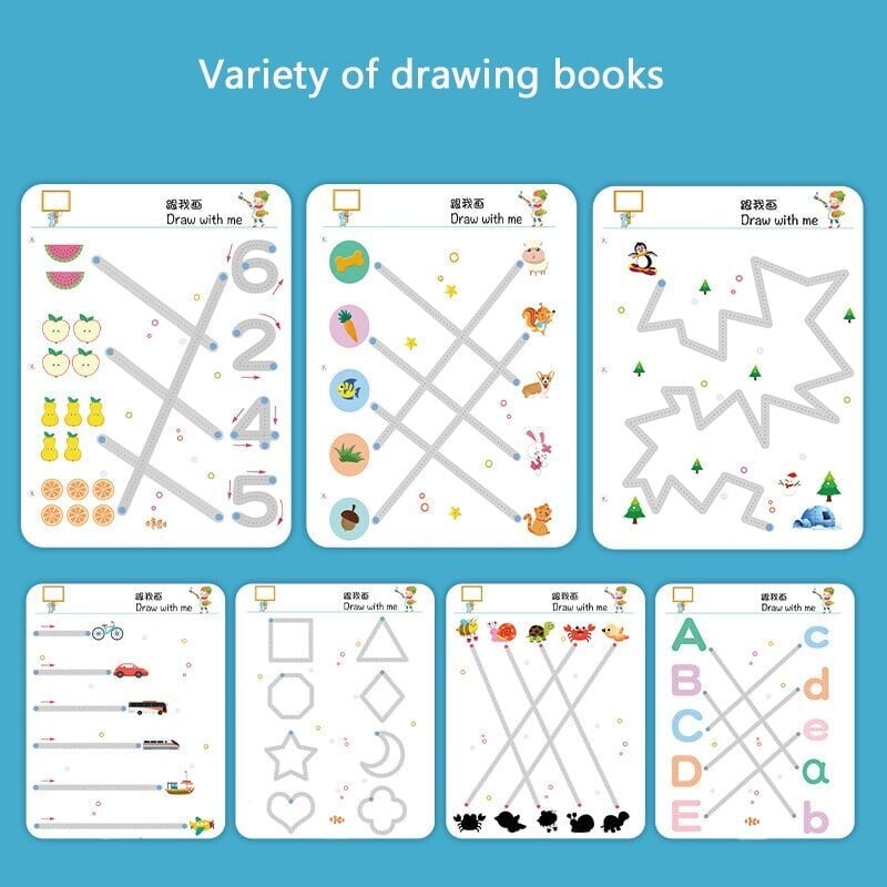 40% OFF🔥Educational Magical Tracing Workbook Set