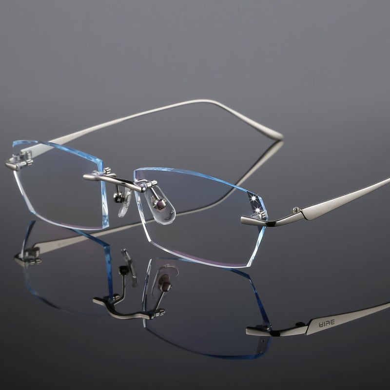 2023 New Sapphire high hardness anti blue light intelligent dual focus reading glasses