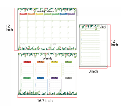 Magnetic Calendar Whiteboard Set