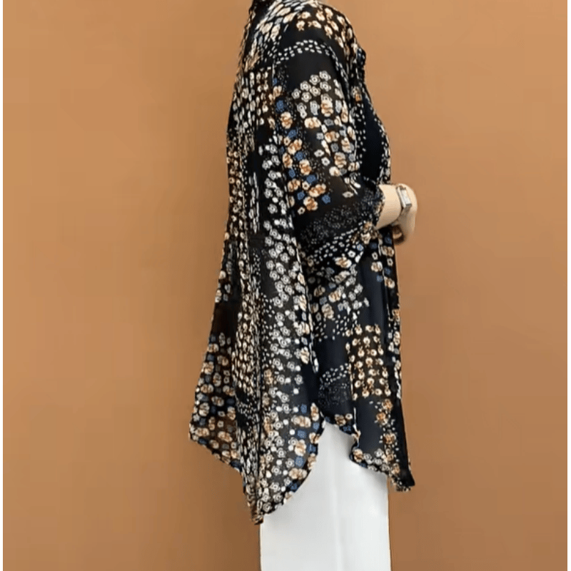 Women's Chiffon Medium-Length Thin Shirt