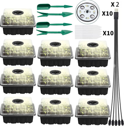 ✨LAST DAY 49% OFF🔥Adjustable Humidity Seed Starter Trays