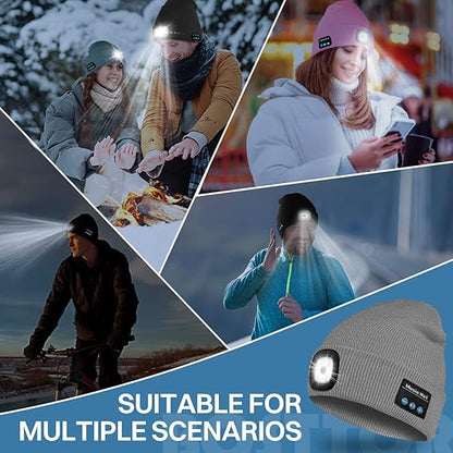 🎄Christmas Sales 49% OFF-2024 LED Bluetooth Beanie