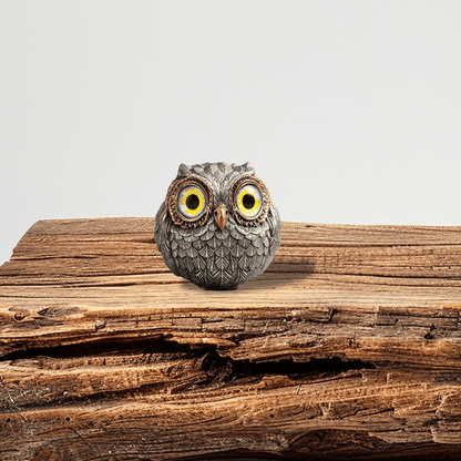 🦉Alloy Lucky Owl Guardian-The Wise Watcher of the Felt