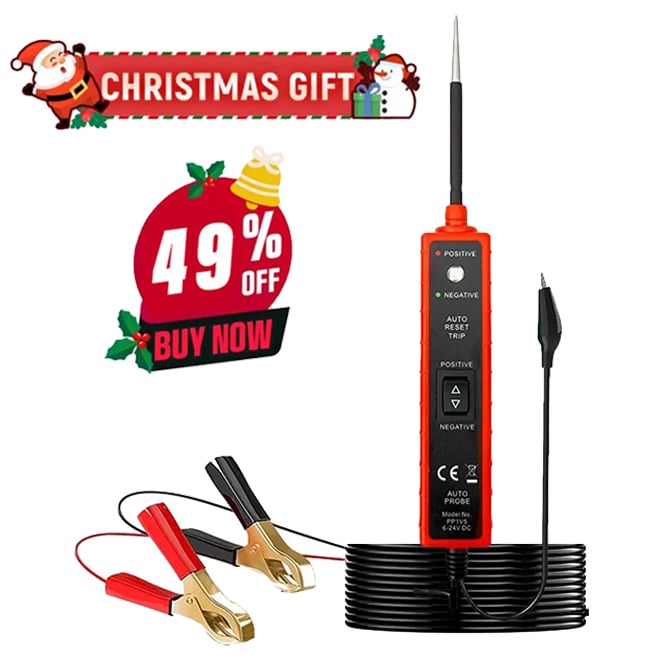 🎁Car Electric Circuit Tester, 6-24V DC Automotive Multifunctional Drive Test Pen, Car Short Circuit/Open Circuit/Leakage Detection Tool