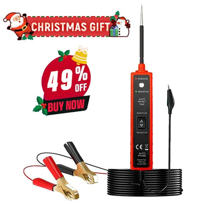 🎁Car Electric Circuit Tester, 6-24V DC Automotive Multifunctional Drive Test Pen, Car Short Circuit/Open Circuit/Leakage Detection Tool
