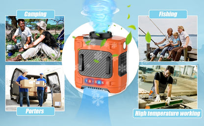Power Rechargeable Camping Fan for Outdoor（5000mAH/10000mAh）