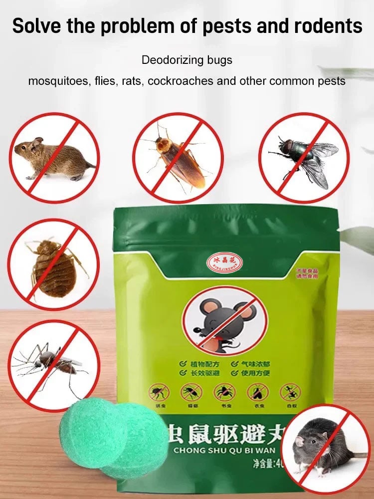 🔥[One pellet lasts for one year!]Rodent and insect repellent sphere