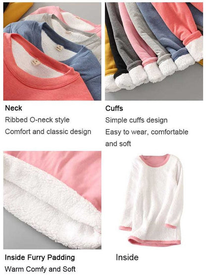 ❄Get ready for the cold season❄Women‘s NEW Casual Cotton Round Neck Solid Sweatshirt (S-5XL)🙋‍♀️