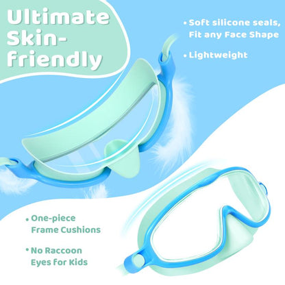 ✨LAST DAY ONLY 49% OFF🔥Kids-Swim-Goggles with Nose Cover